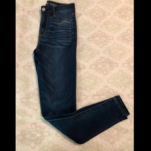(2/$20) AEO Dark Blue Skinny Jeans